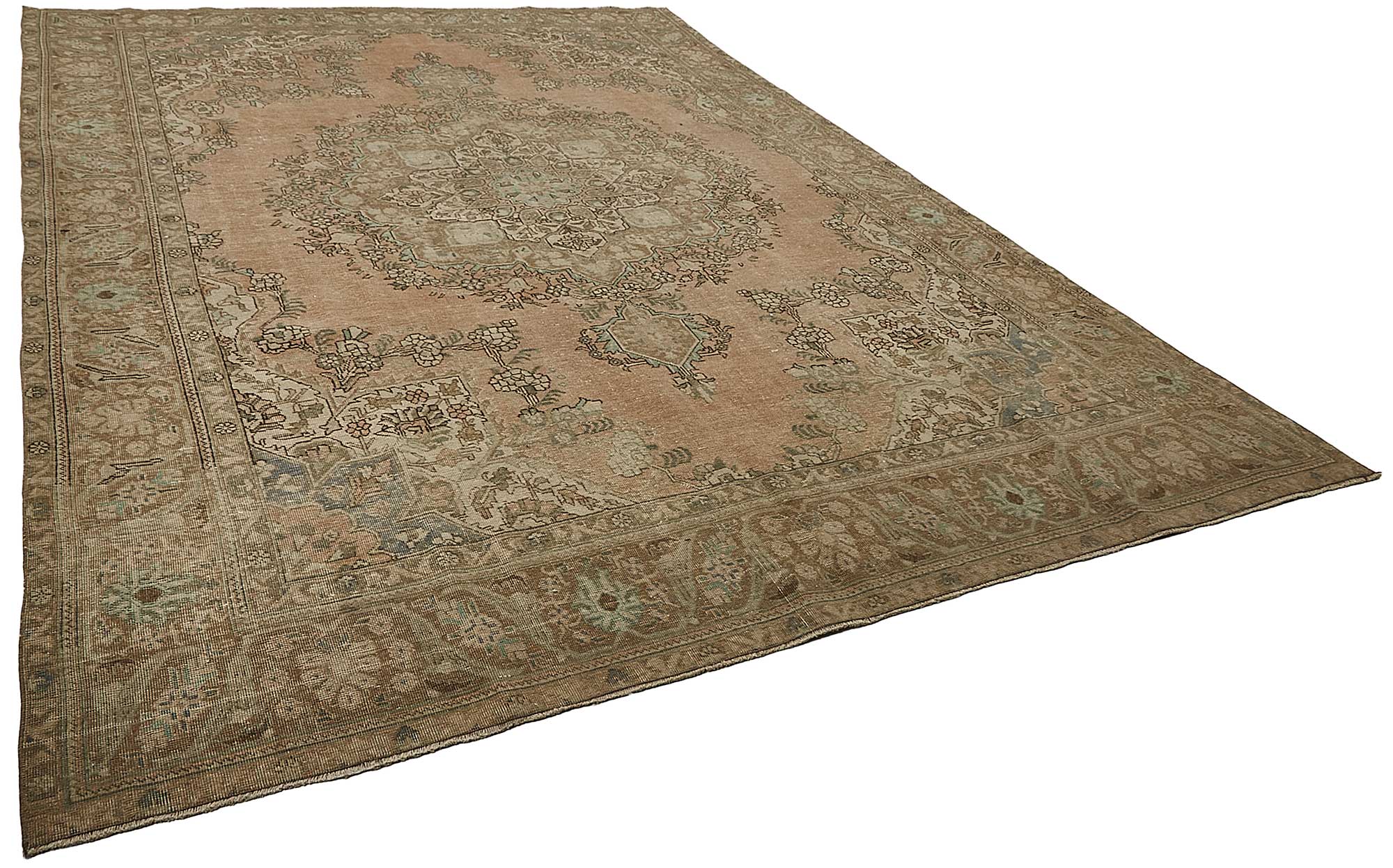9x12 Beige Vintage Large Area Rug - 50239