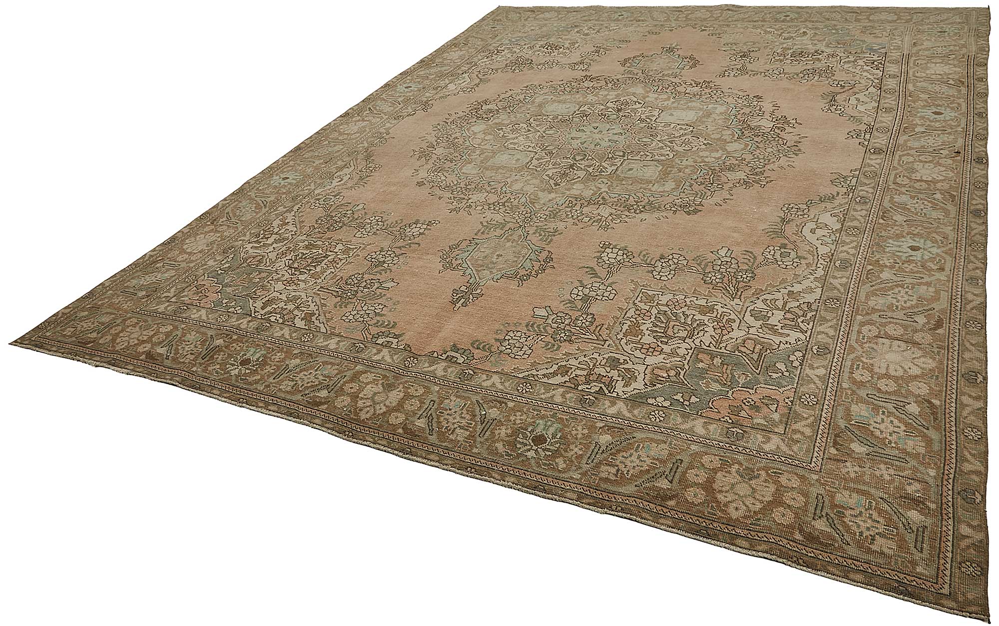 9x12 Beige Vintage Large Area Rug - 50239