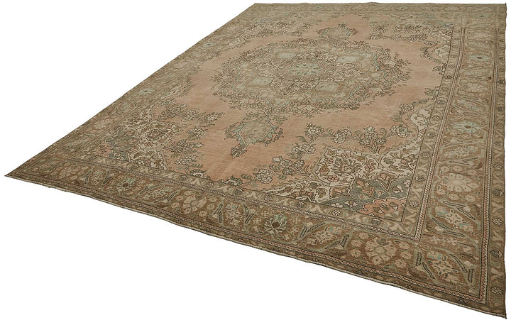 9x12 Beige Vintage Large Area Rug - 50239