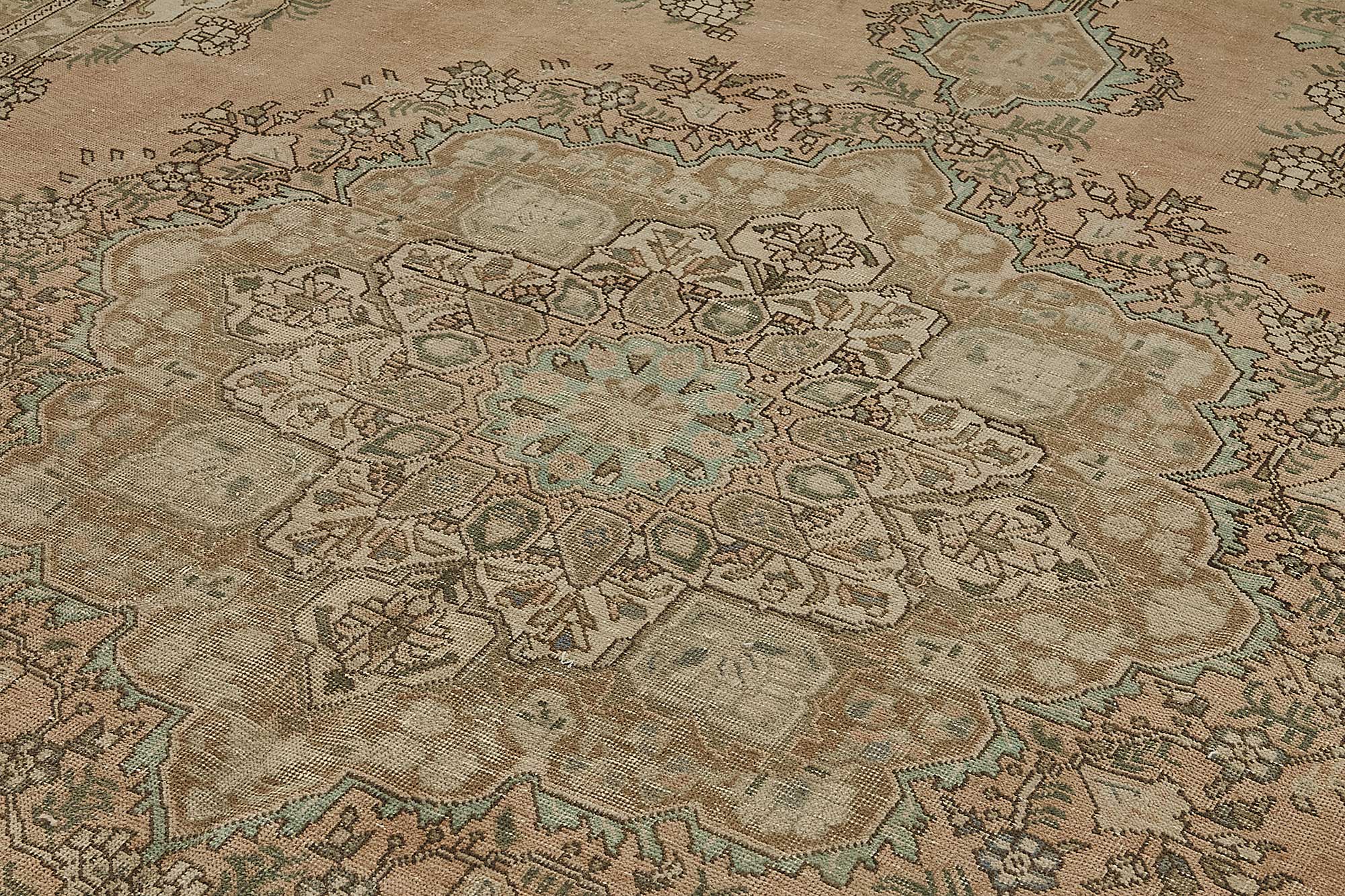 9x12 Beige Vintage Large Area Rug - 50239