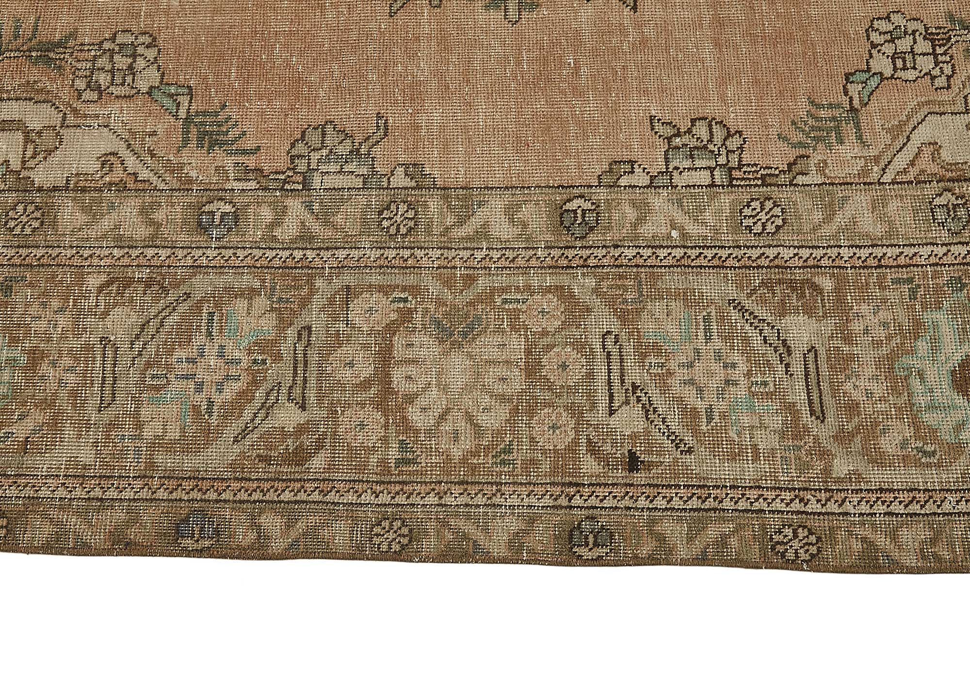 9x12 Beige Vintage Large Area Rug - 50239
