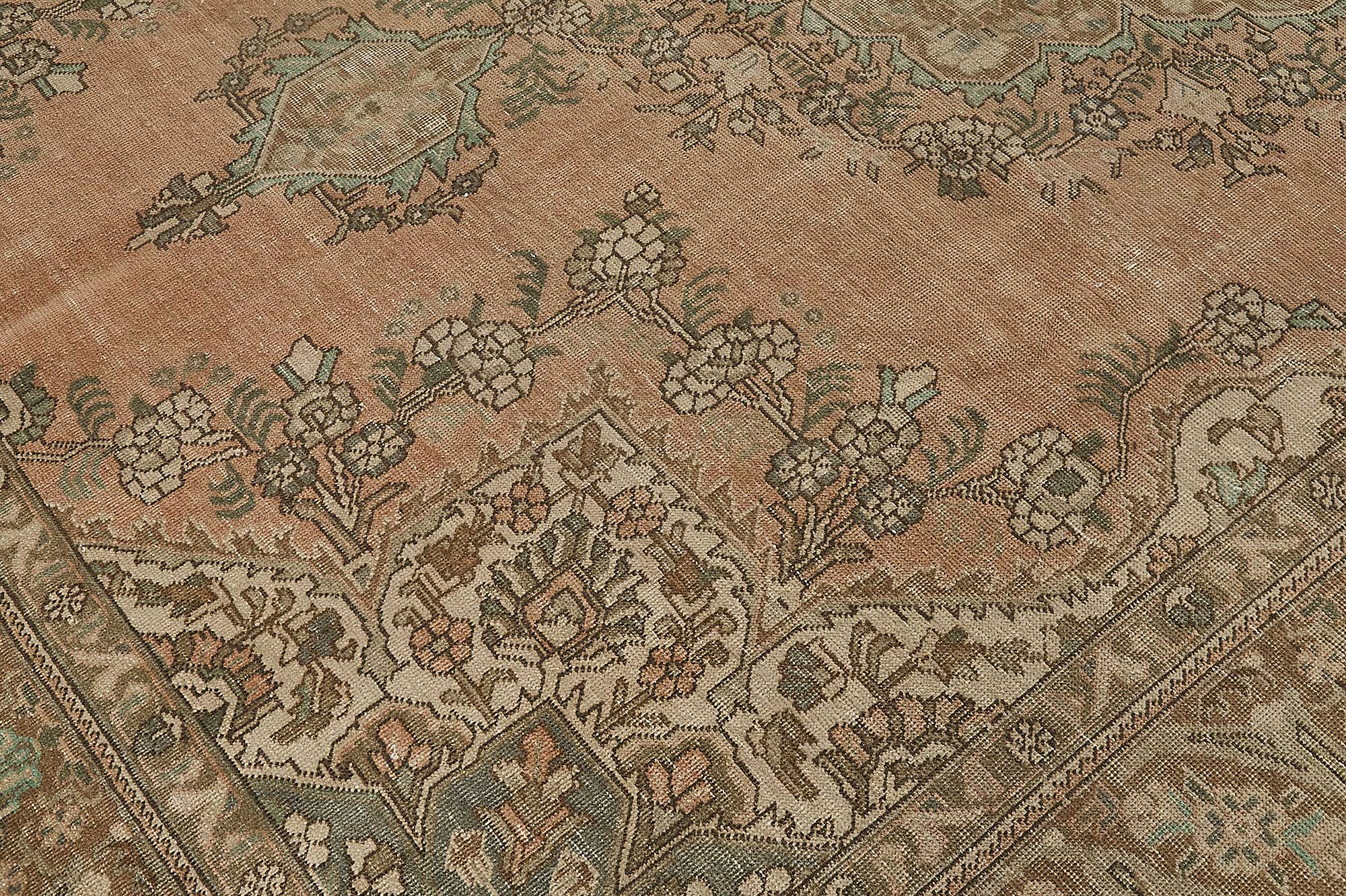 9x12 Beige Vintage Large Area Rug - 50239