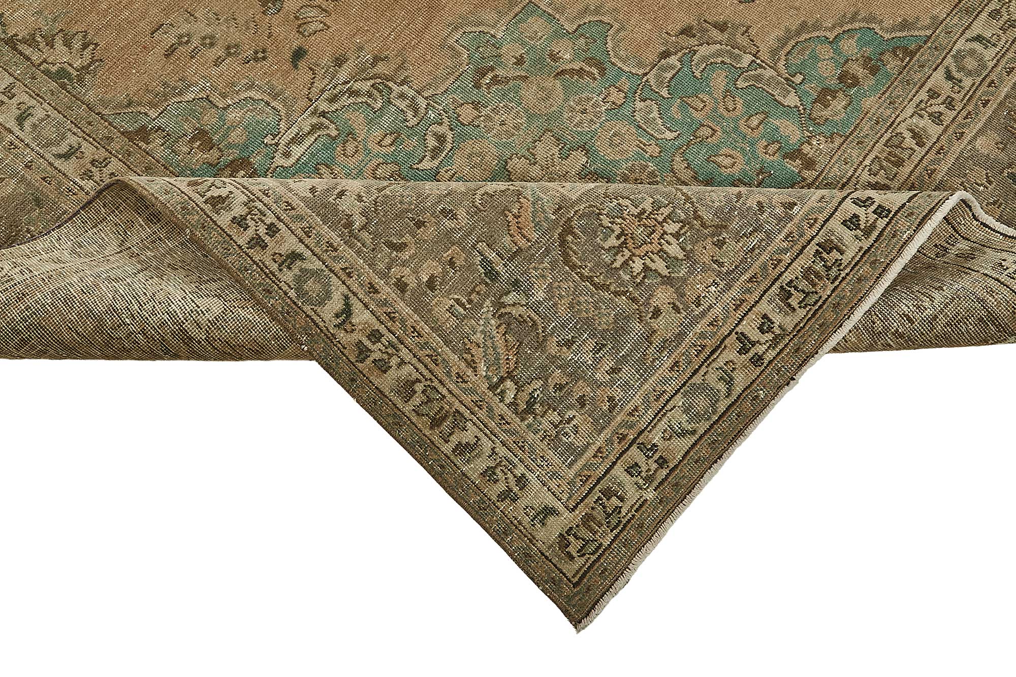 10x13 Beige Vintage Large Area Rug - 50241