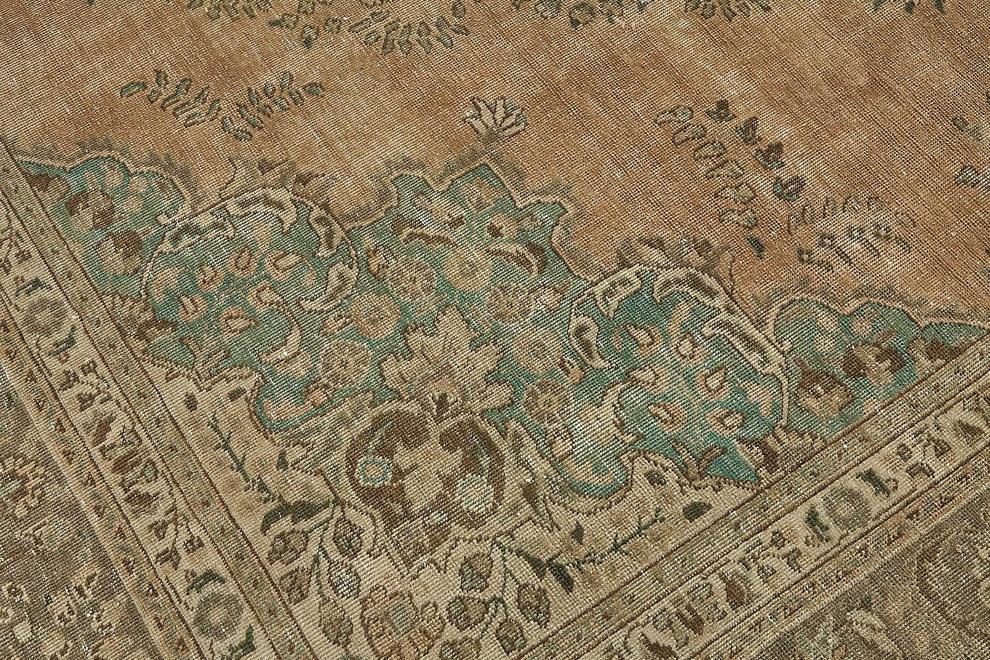 10x13 Beige Vintage Large Area Rug - 50241