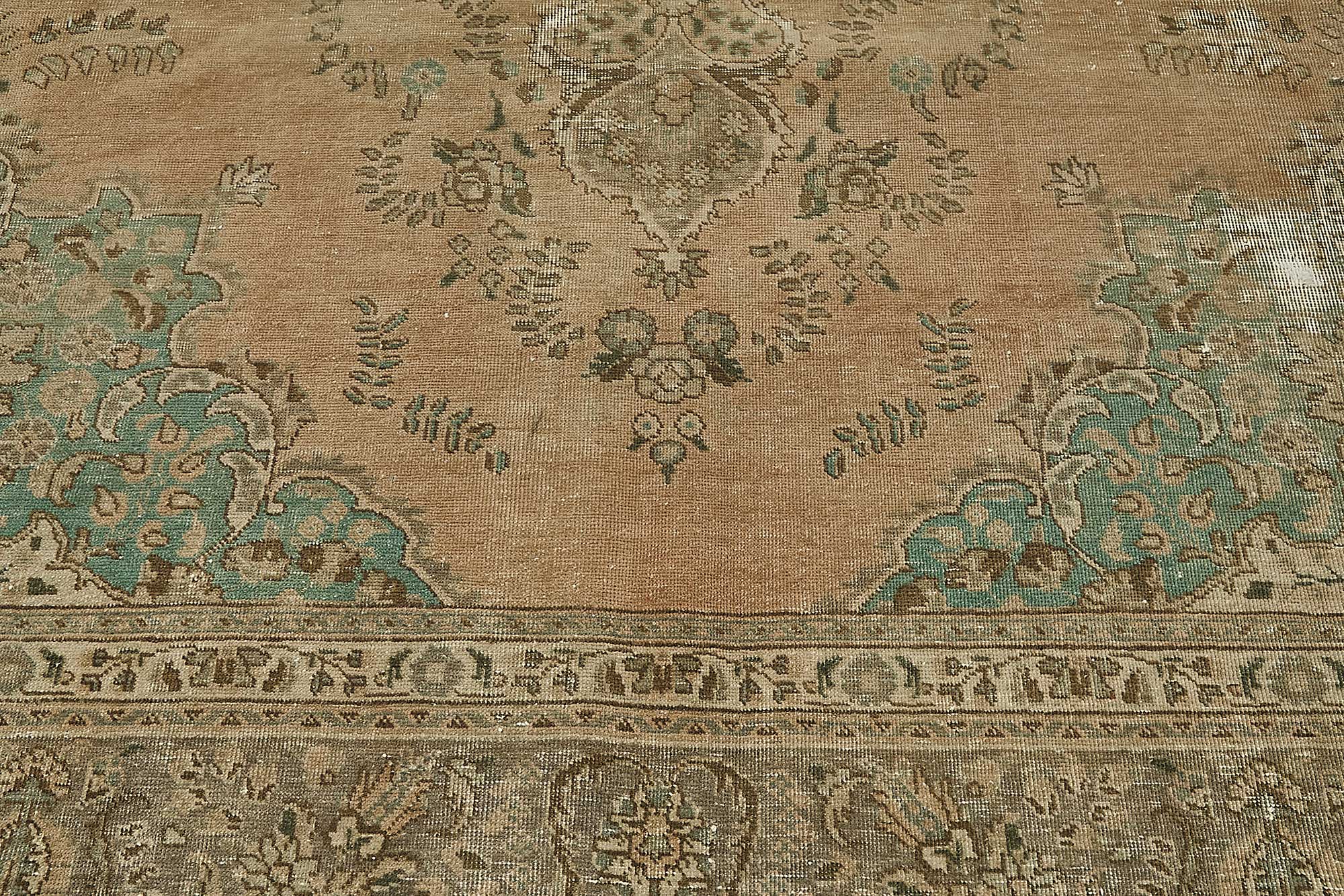 10x13 Beige Vintage Large Area Rug - 50241