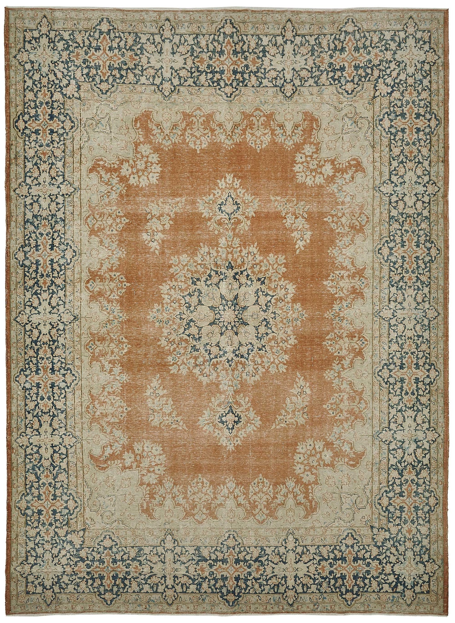 10x13 Beige Vintage Large Area Rug - 50242