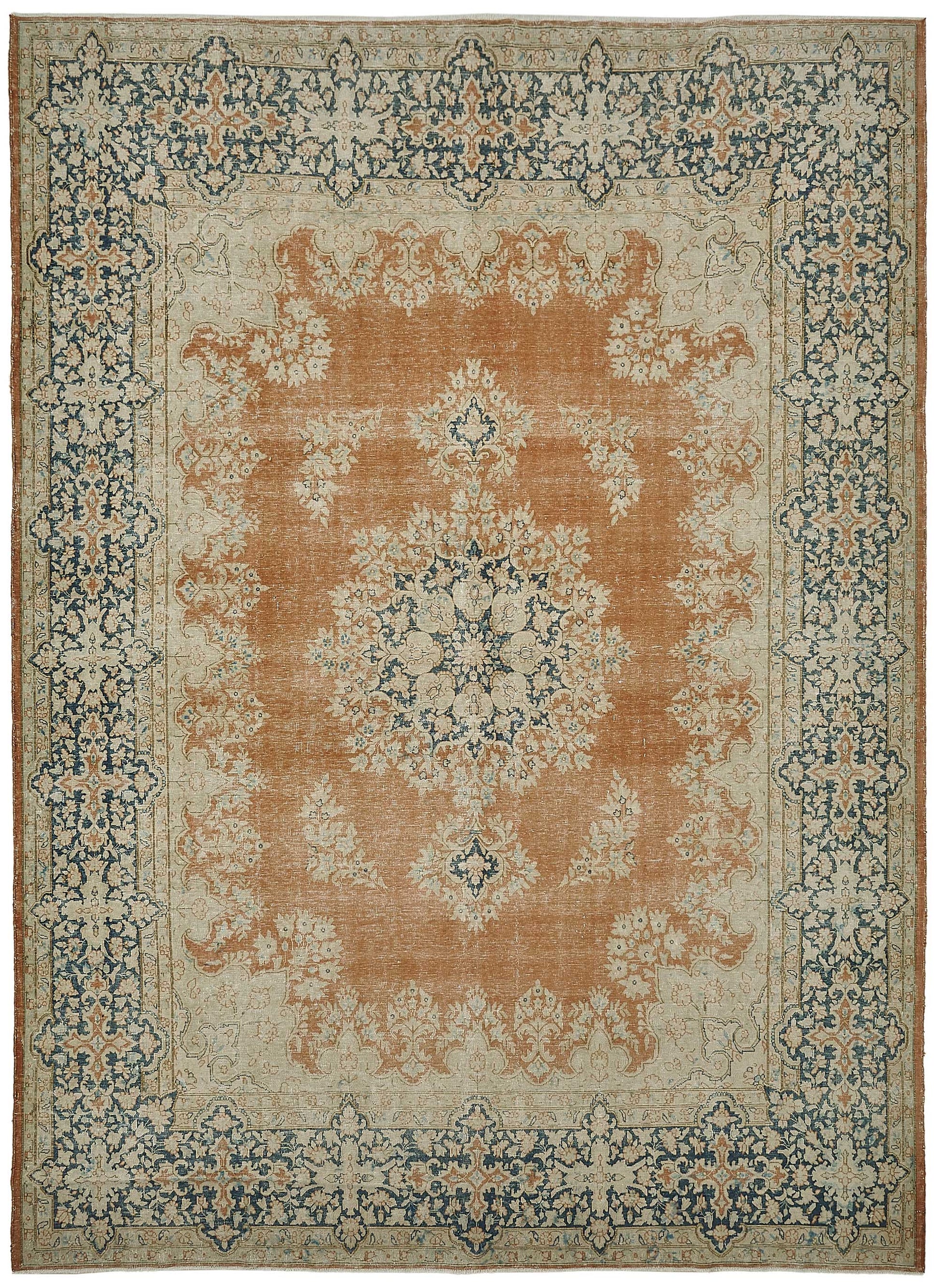 10x13 Beige Vintage Large Area Rug - 50242