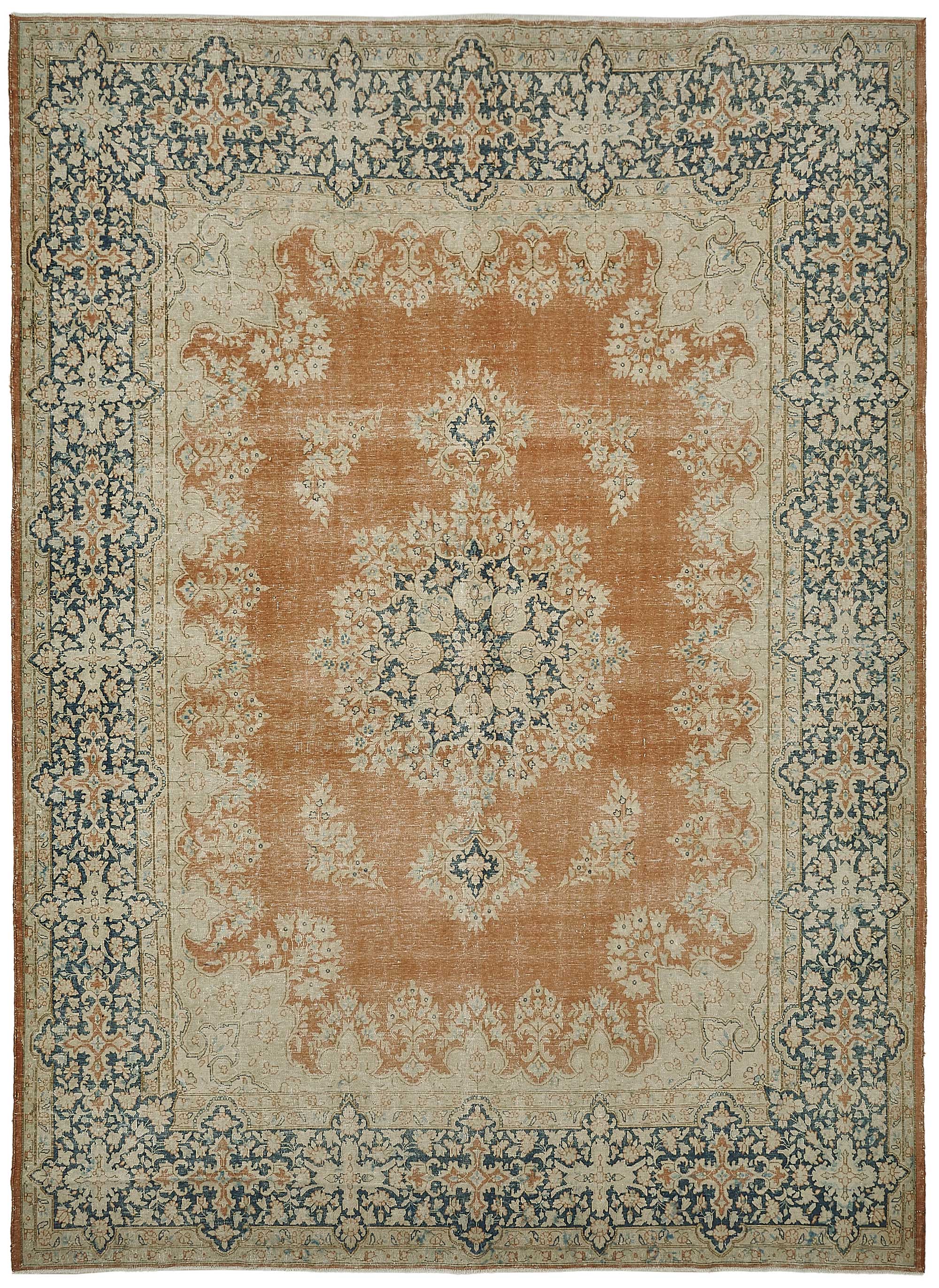 10x13 Beige Vintage Large Area Rug - 50242