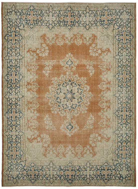 10x13 Beige Vintage Large Area Rug - 50242