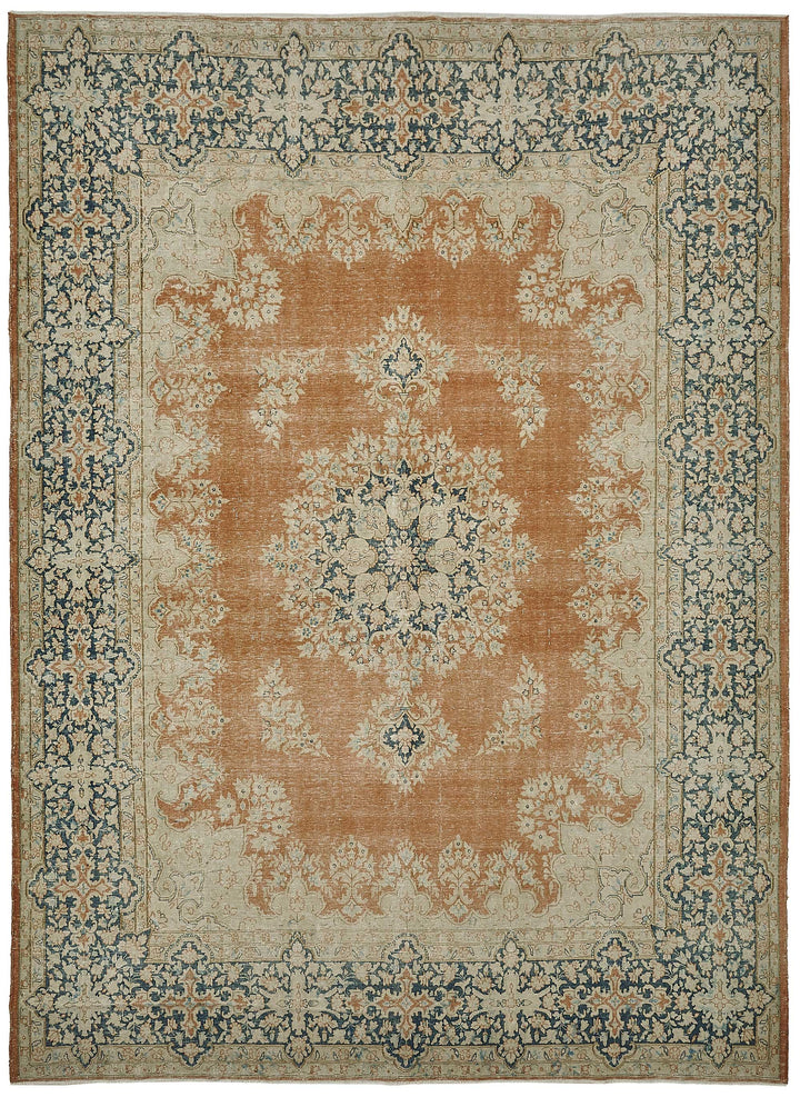 10x13 Beige Vintage Large Area Rug - 50242