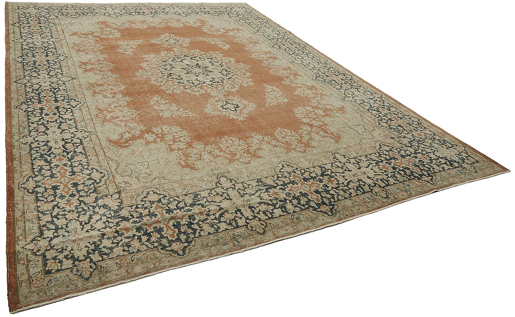 10x13 Beige Vintage Large Area Rug - 50242