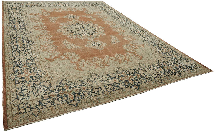 10x13 Beige Vintage Large Area Rug - 50242