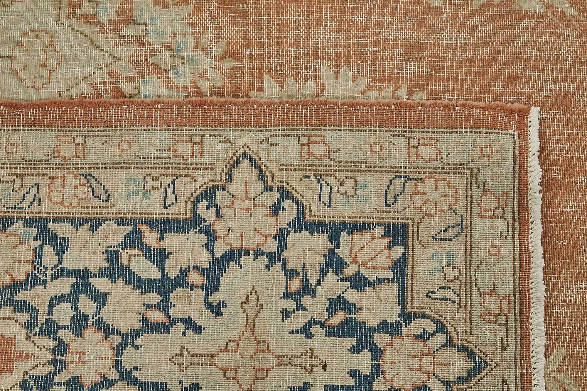 10x13 Beige Vintage Large Area Rug - 50242