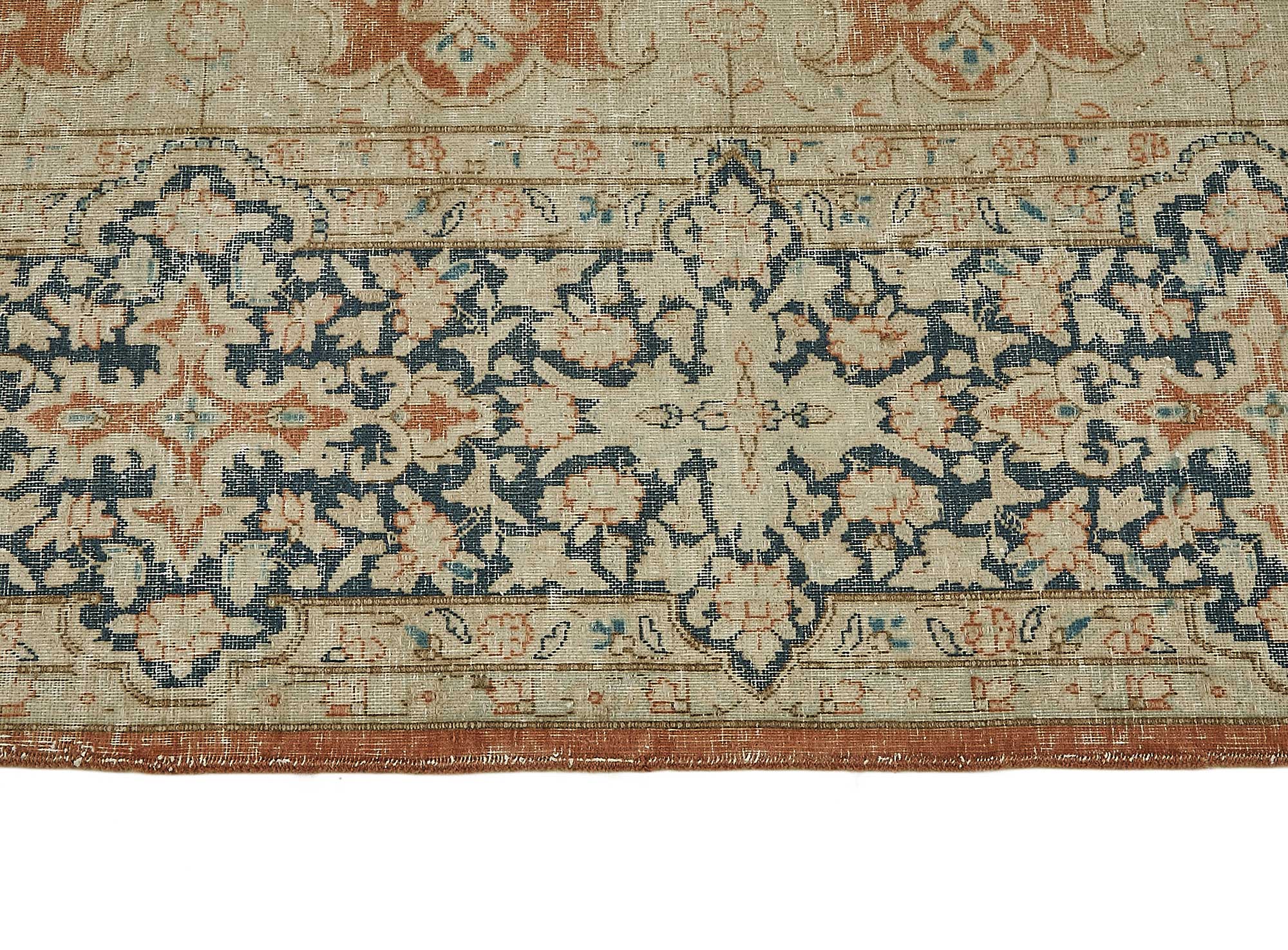 10x13 Beige Vintage Large Area Rug - 50242