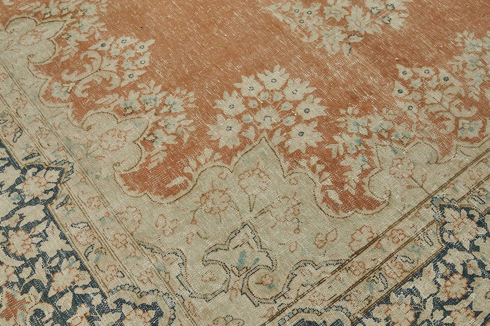 10x13 Beige Vintage Large Area Rug - 50242