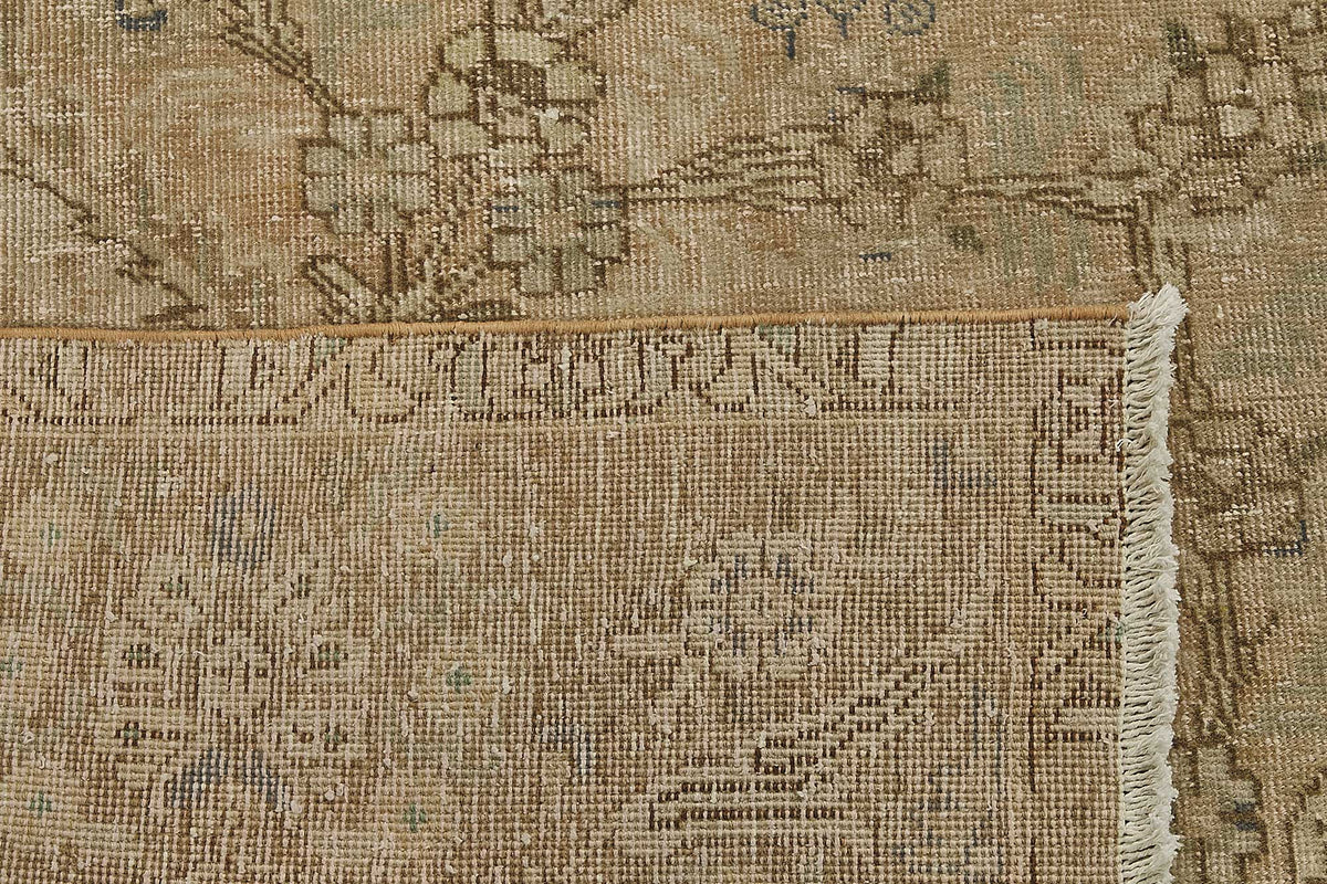 10x12 Beige Vintage Large Area Rug - 50243