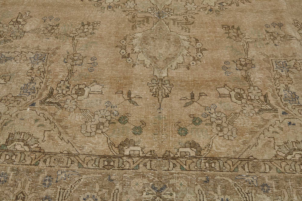 10x12 Beige Vintage Large Area Rug - 50243