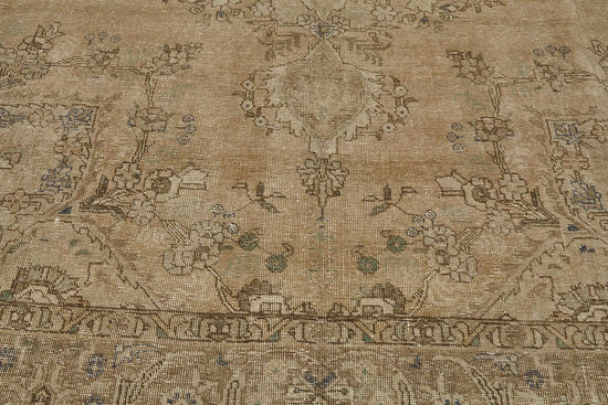 10x12 Beige Vintage Large Area Rug - 50243
