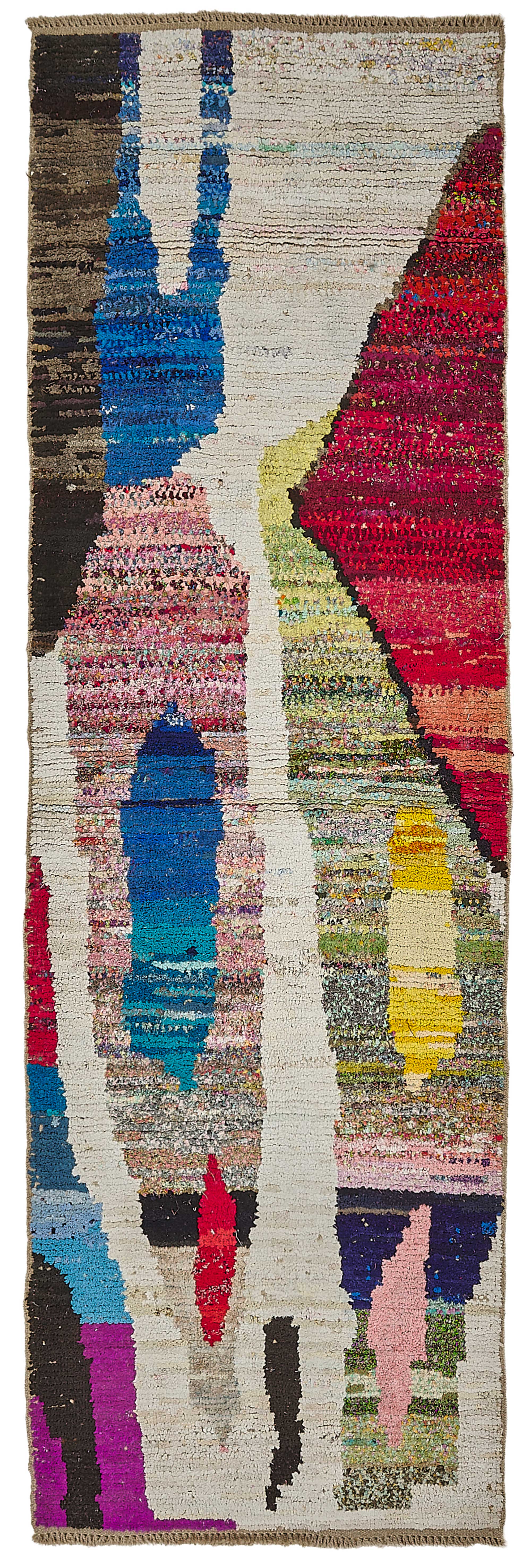 3x11 Multicolor Recycled Chaput Rug - 50248