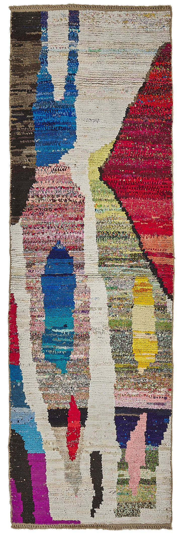 3x11 Multicolor Recycled Chaput Rug - 50248