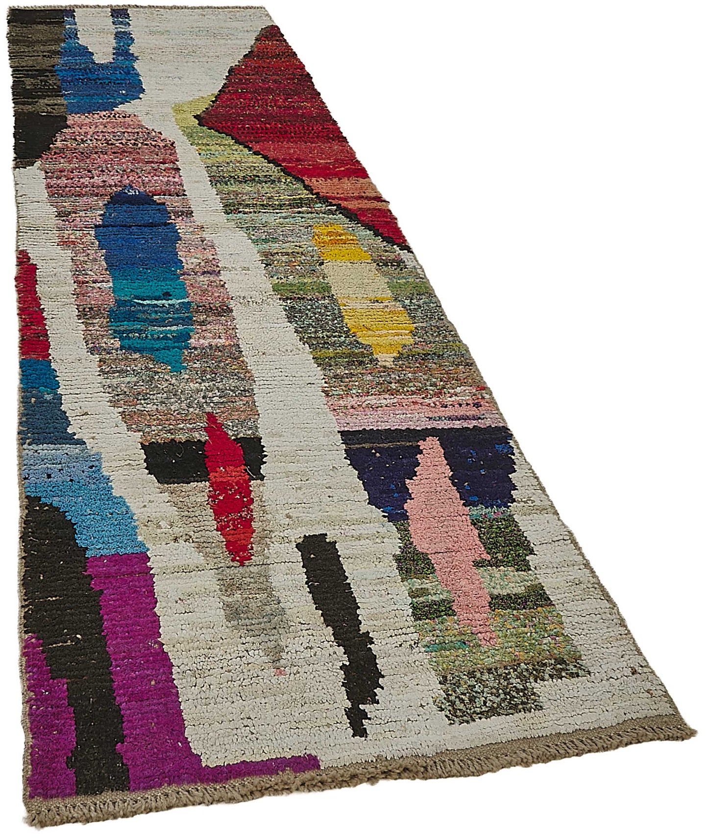 3x11 Multicolor Recycled Chaput Rug - 50248