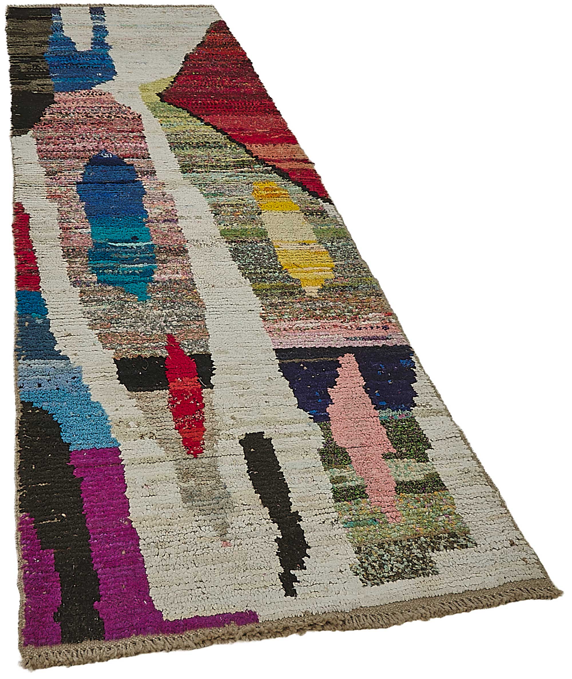 3x11 Multicolor Recycled Chaput Rug - 50248
