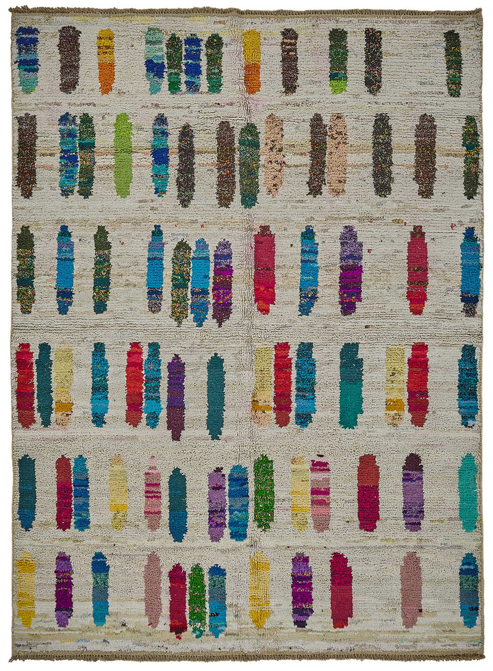7x9 Multicolor Recycled Chaput Rug - 50249