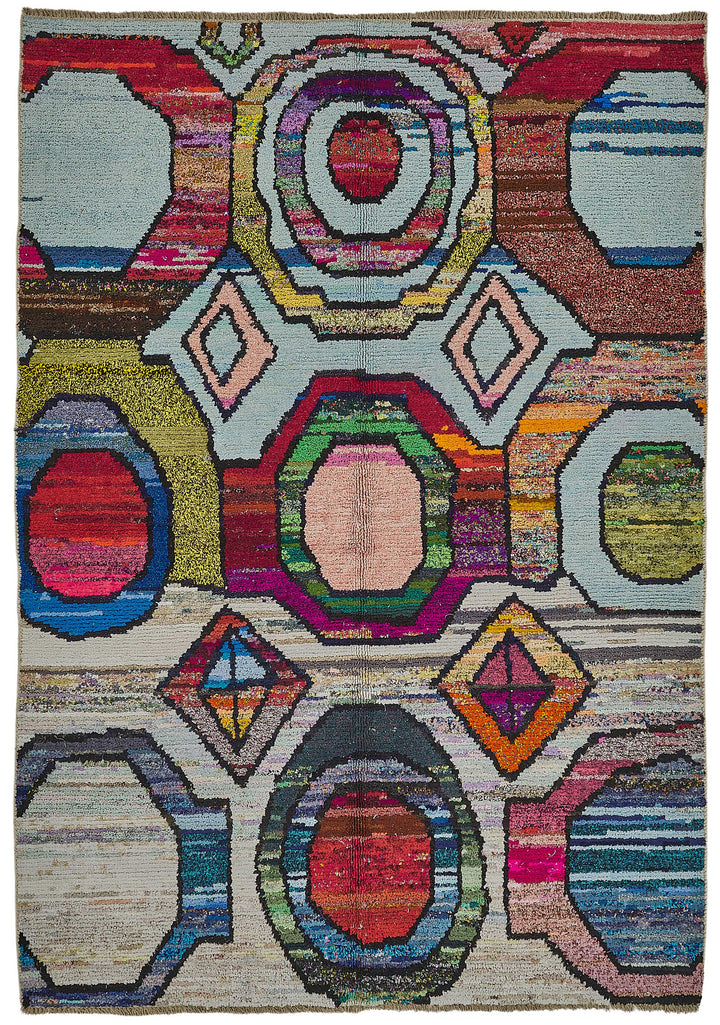 6x8 Multicolor Recycled Chaput Rug - 50252