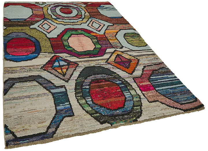 6x8 Multicolor Recycled Chaput Rug - 50252