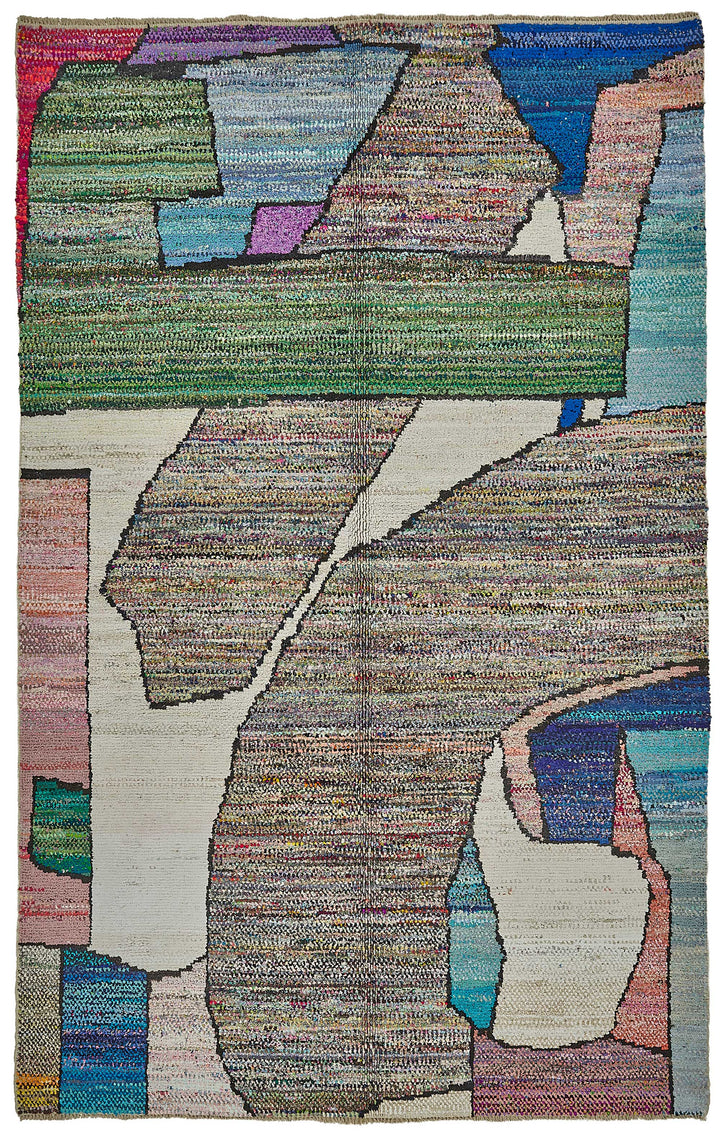 6x10 Multicolor Recycled Chaput Rug - 50253