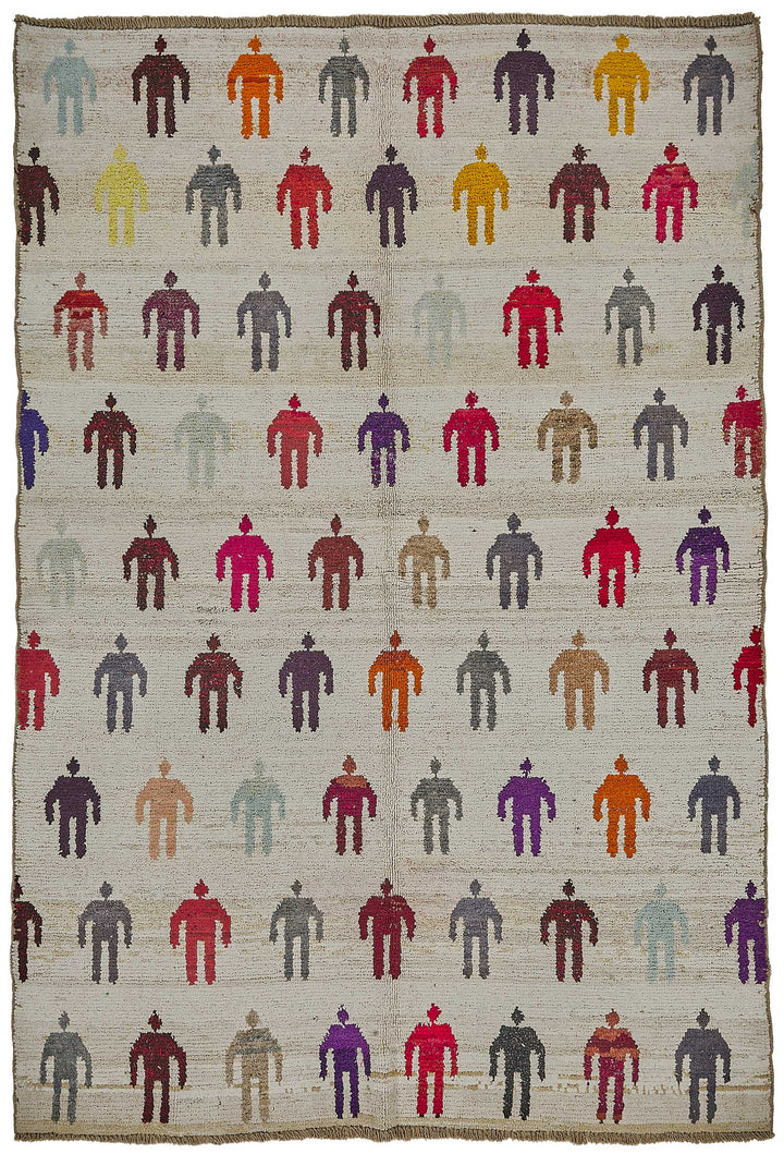 7x10 Multicolor Recycled Chaput Rug - 50254