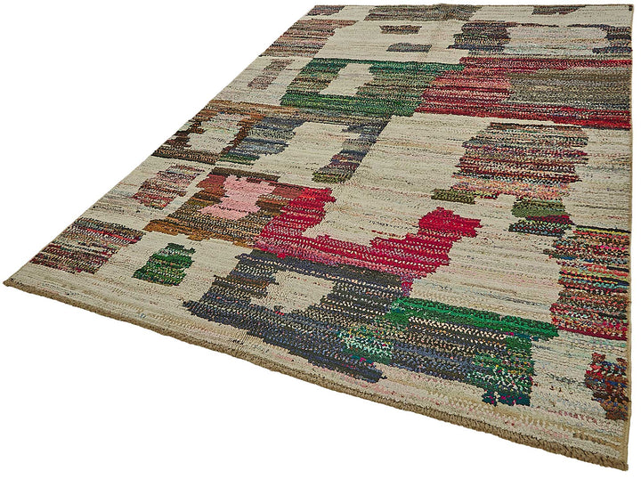 7x10 Multicolor Recycled Chaput Rug - 50258