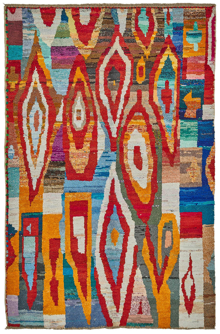 6x10 Multicolor Recycled Chaput Rug - 50260