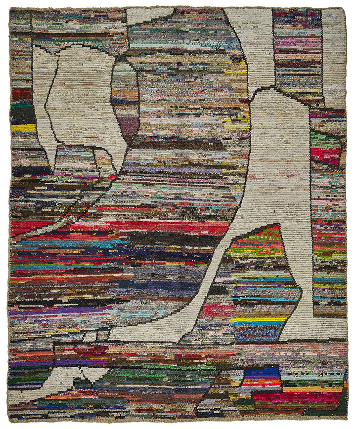 8x10 Multicolor Recycled Chaput Rug - 50261
