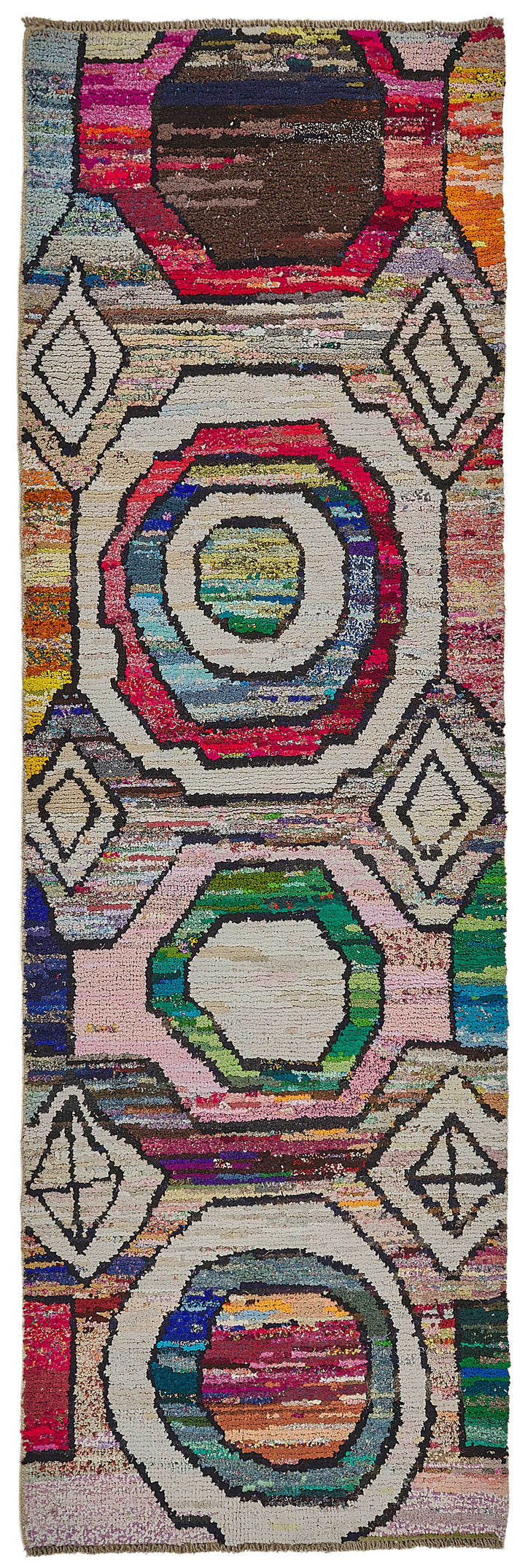 3x10 Multicolor Recycled Chaput Rug - 50265