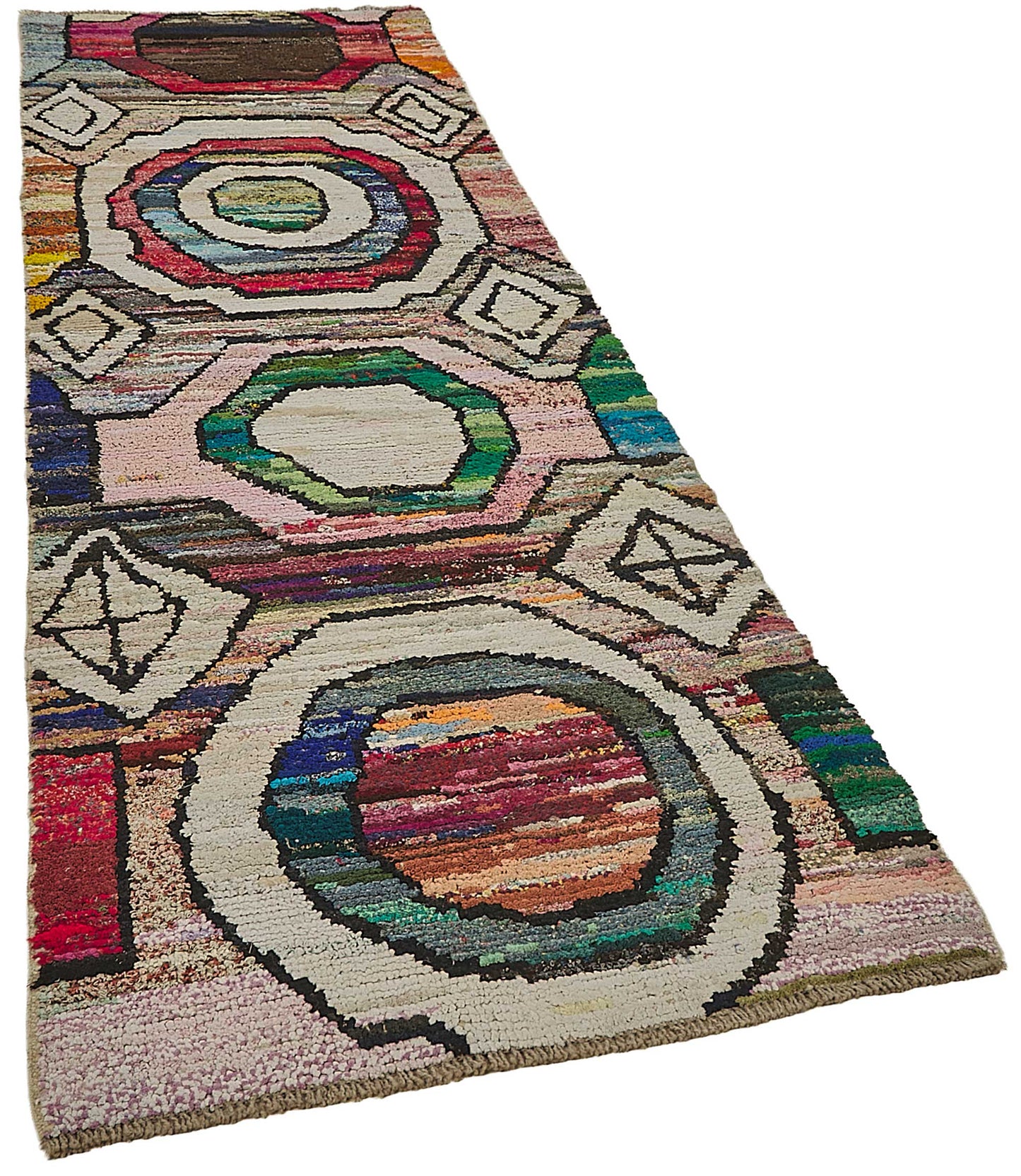 3x10 Multicolor Recycled Chaput Rug - 50265