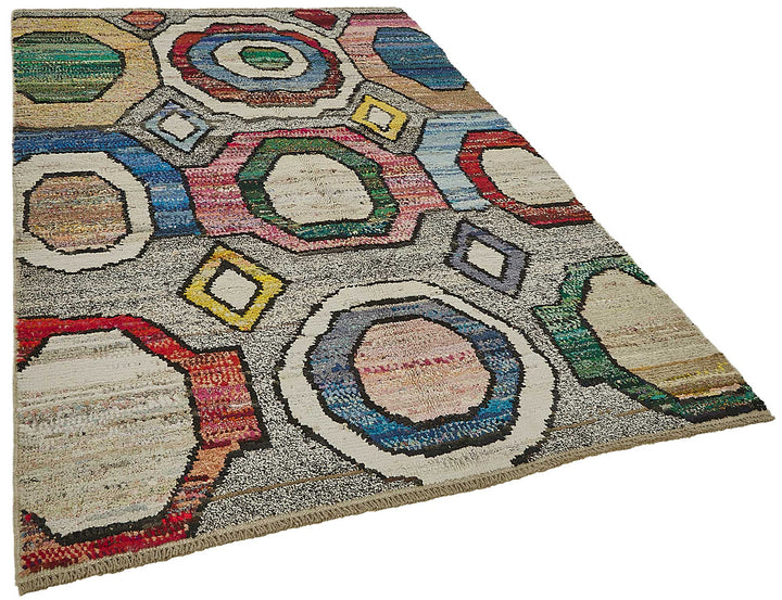 6x8 Multicolor Recycled Chaput Rug - 50267
