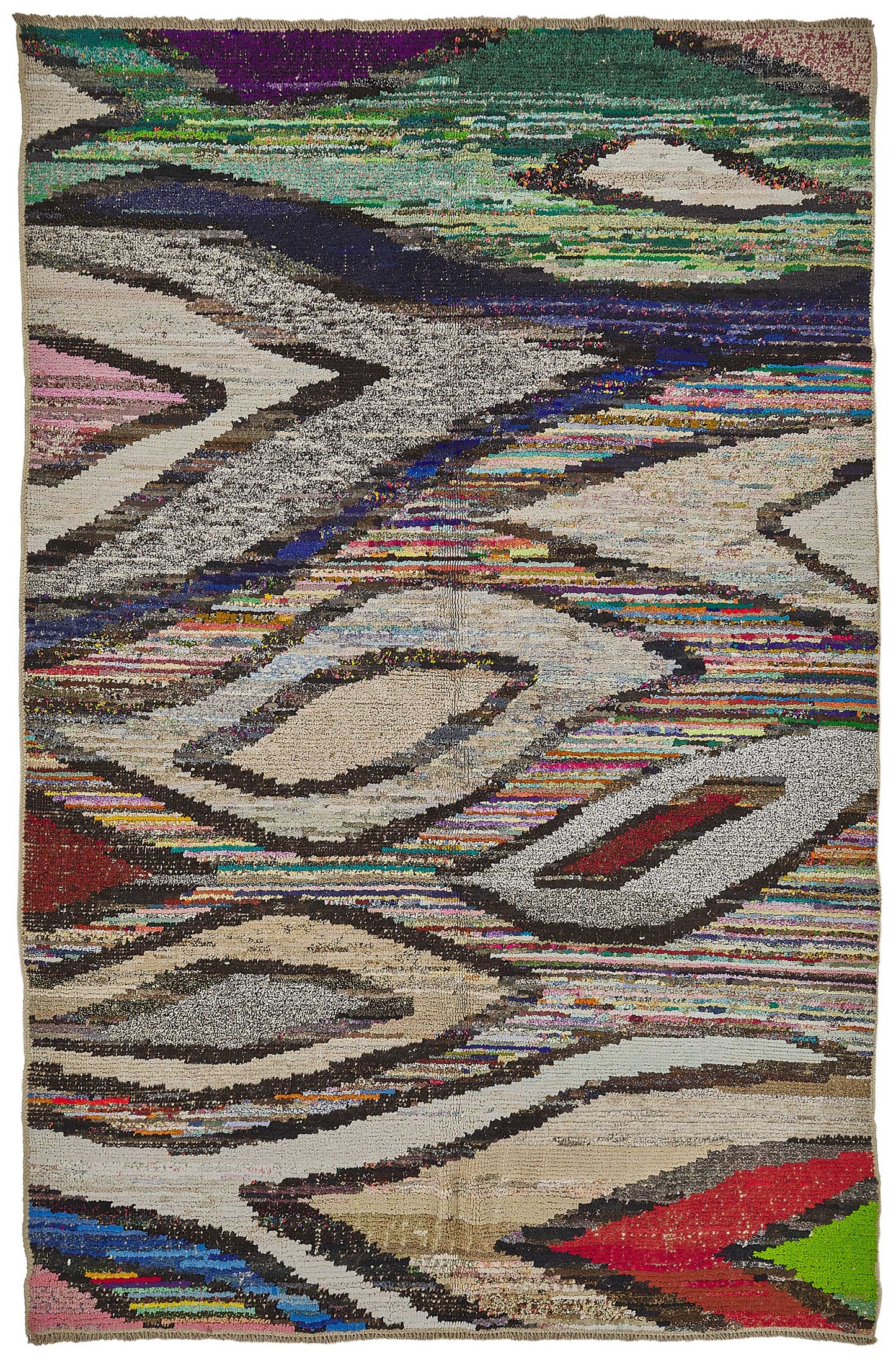 7x10 Multicolor Recycled Chaput Rug - 50269