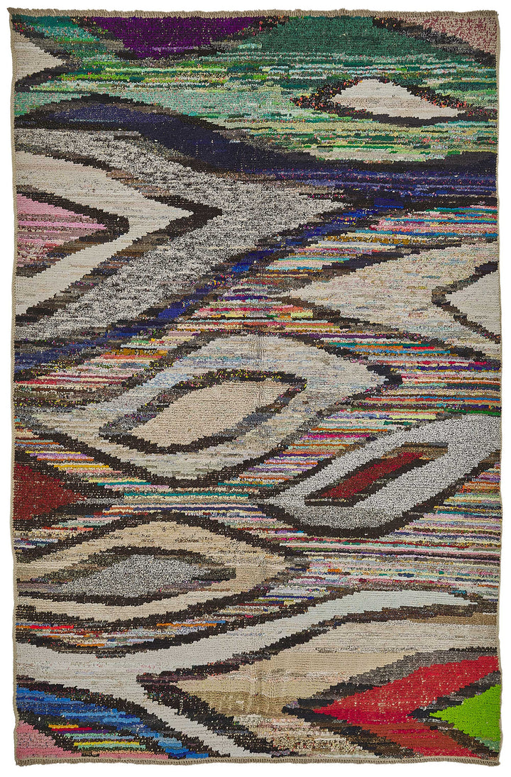 7x10 Multicolor Recycled Chaput Rug - 50269