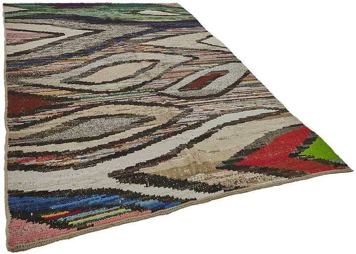 7x10 Multicolor Recycled Chaput Rug - 50269