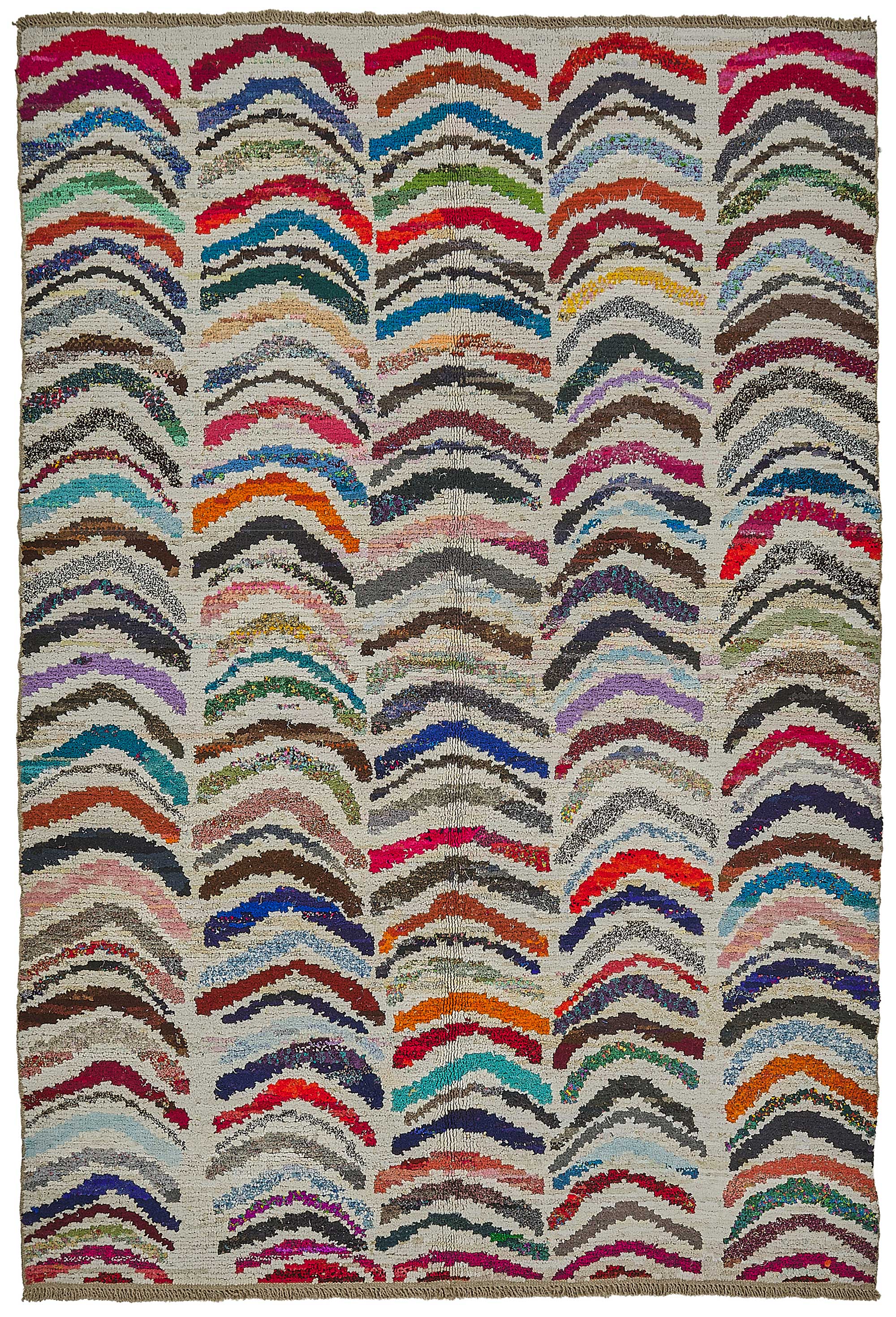 7x10 Multicolor Recycled Chaput Rug - 50273