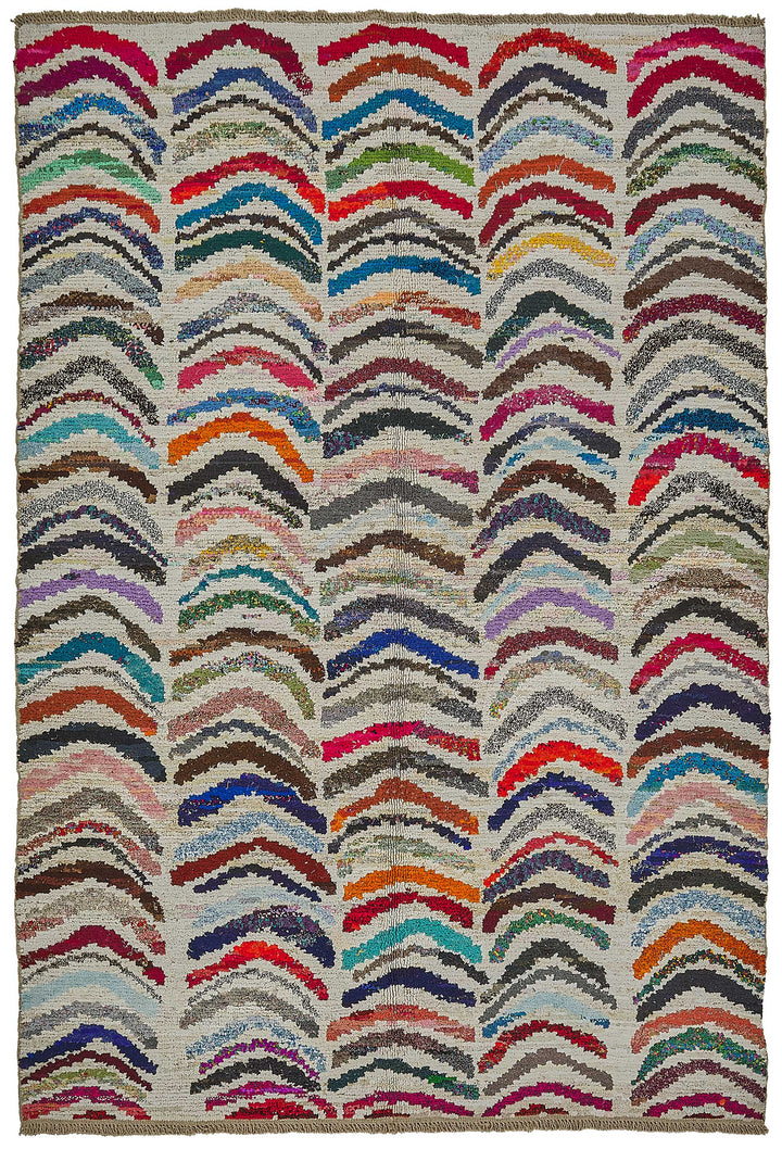 7x10 Multicolor Recycled Chaput Rug - 50273