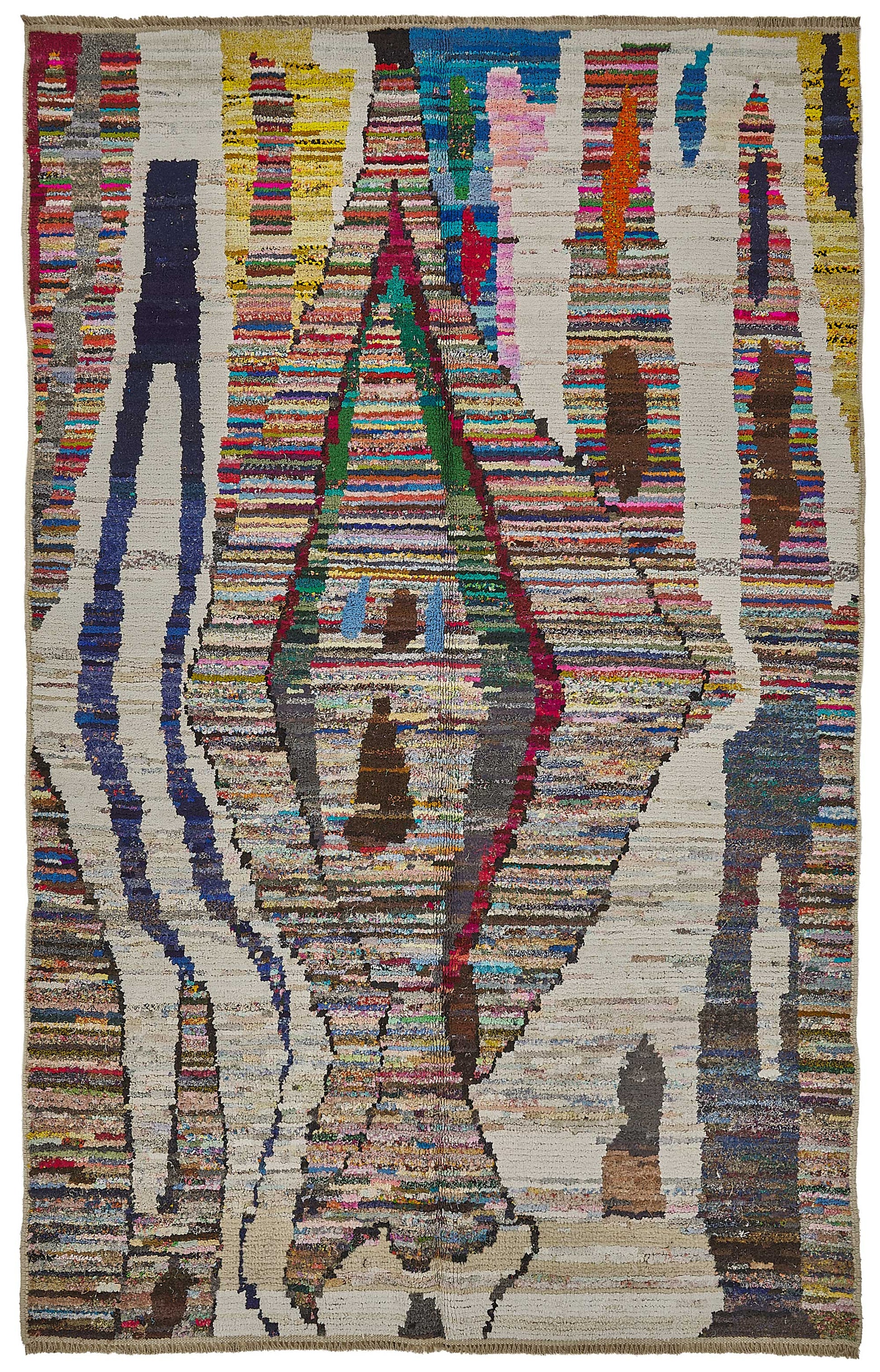 6x9 Multicolor Recycled Chaput Rug - 50282
