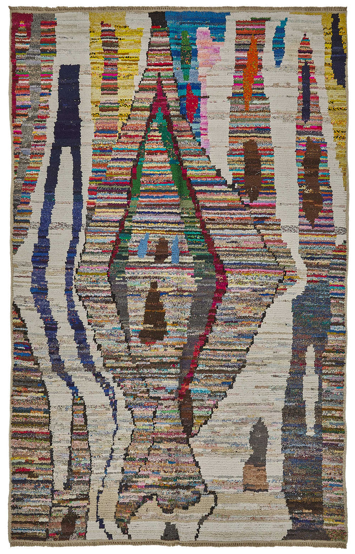 6x9 Multicolor Recycled Chaput Rug - 50282