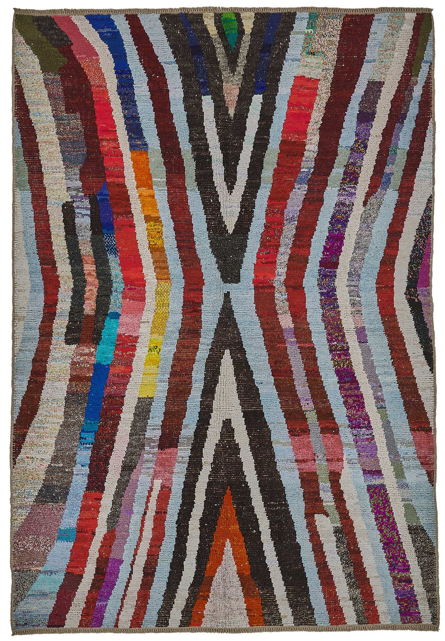 7x10 Multicolor Recycled Chaput Rug - 50283