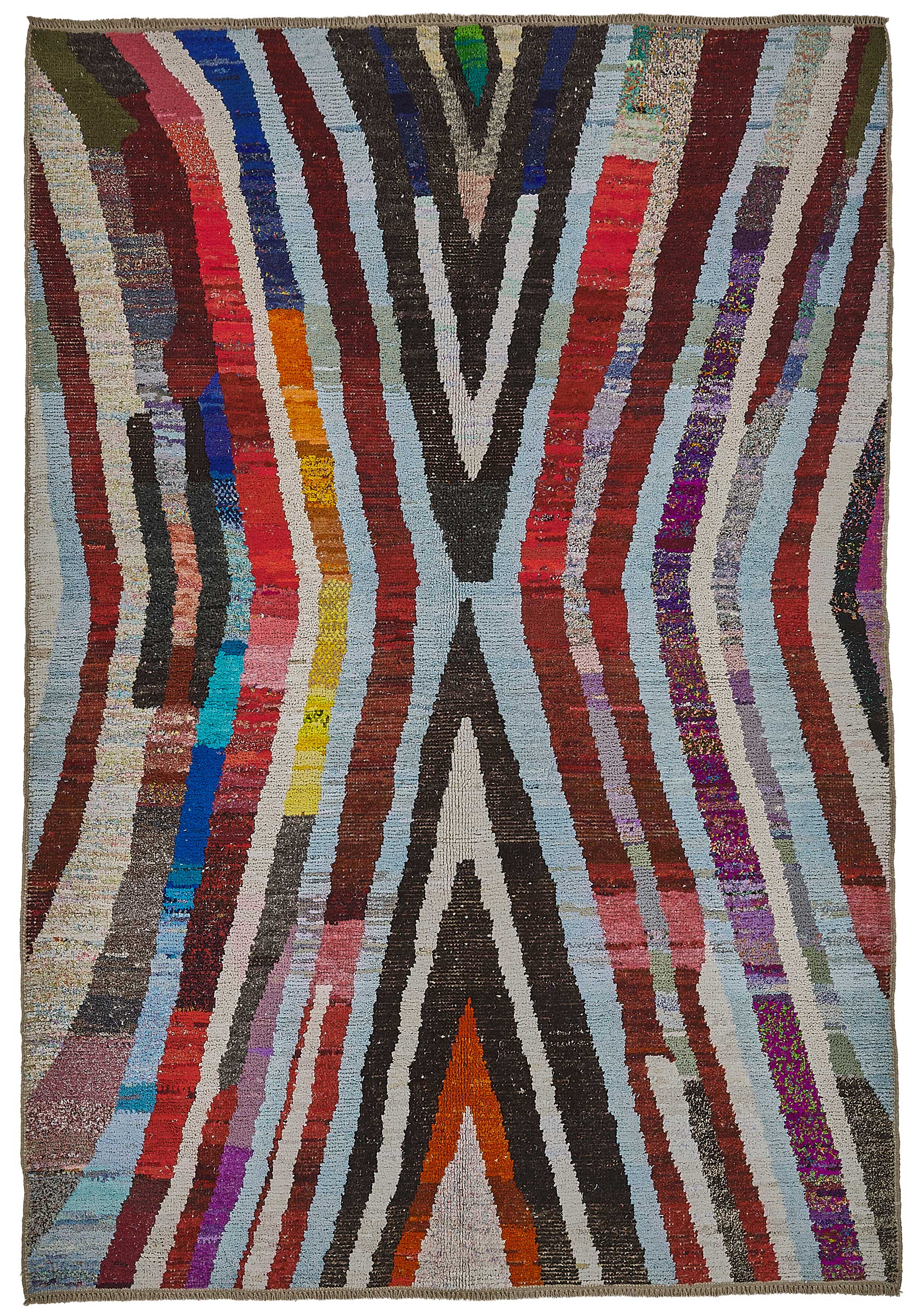 7x10 Multicolor Recycled Chaput Rug - 50283