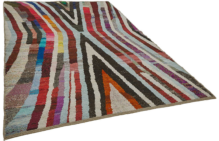 7x10 Multicolor Recycled Chaput Rug - 50283