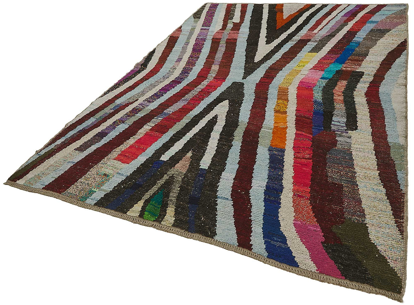 7x10 Multicolor Recycled Chaput Rug - 50283