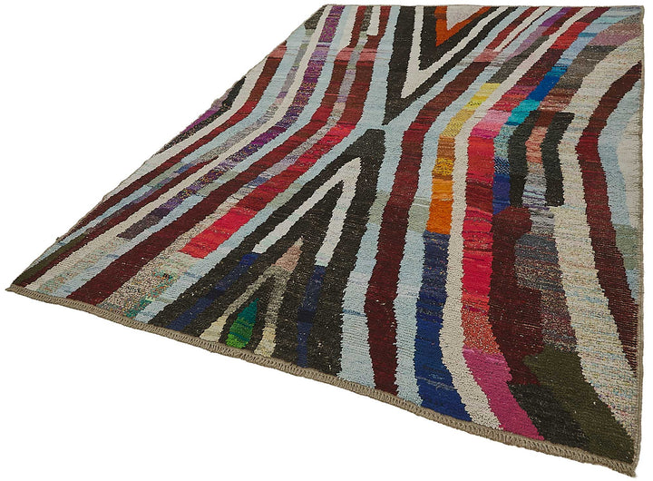 7x10 Multicolor Recycled Chaput Rug - 50283