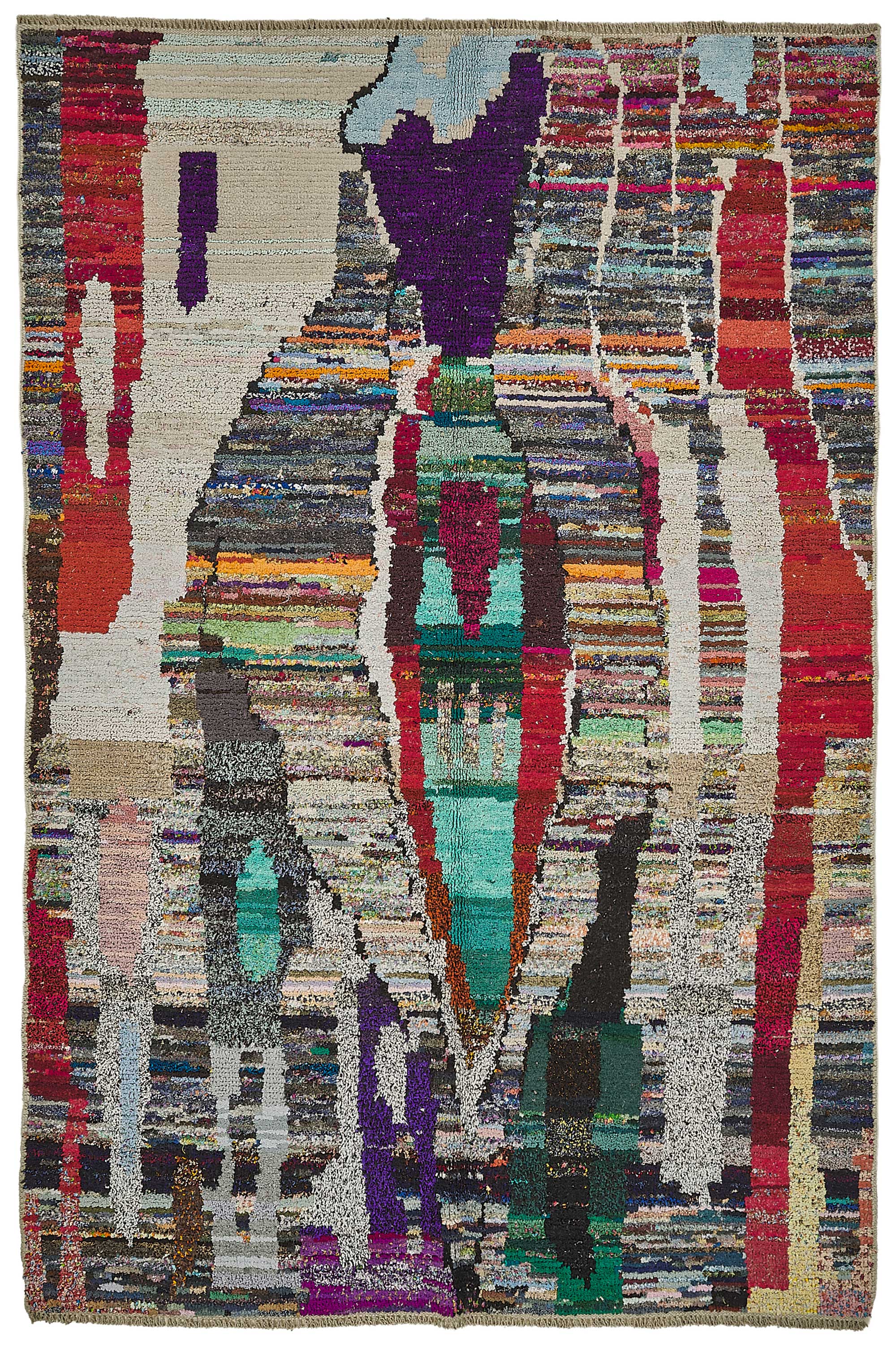 6x9 Multicolor Recycled Chaput Rug - 50285